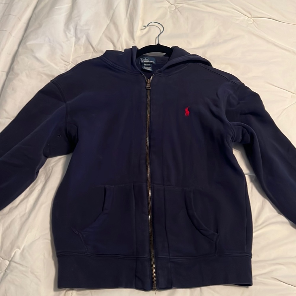 Polo Ralph Lauren boys zip up hoodie.